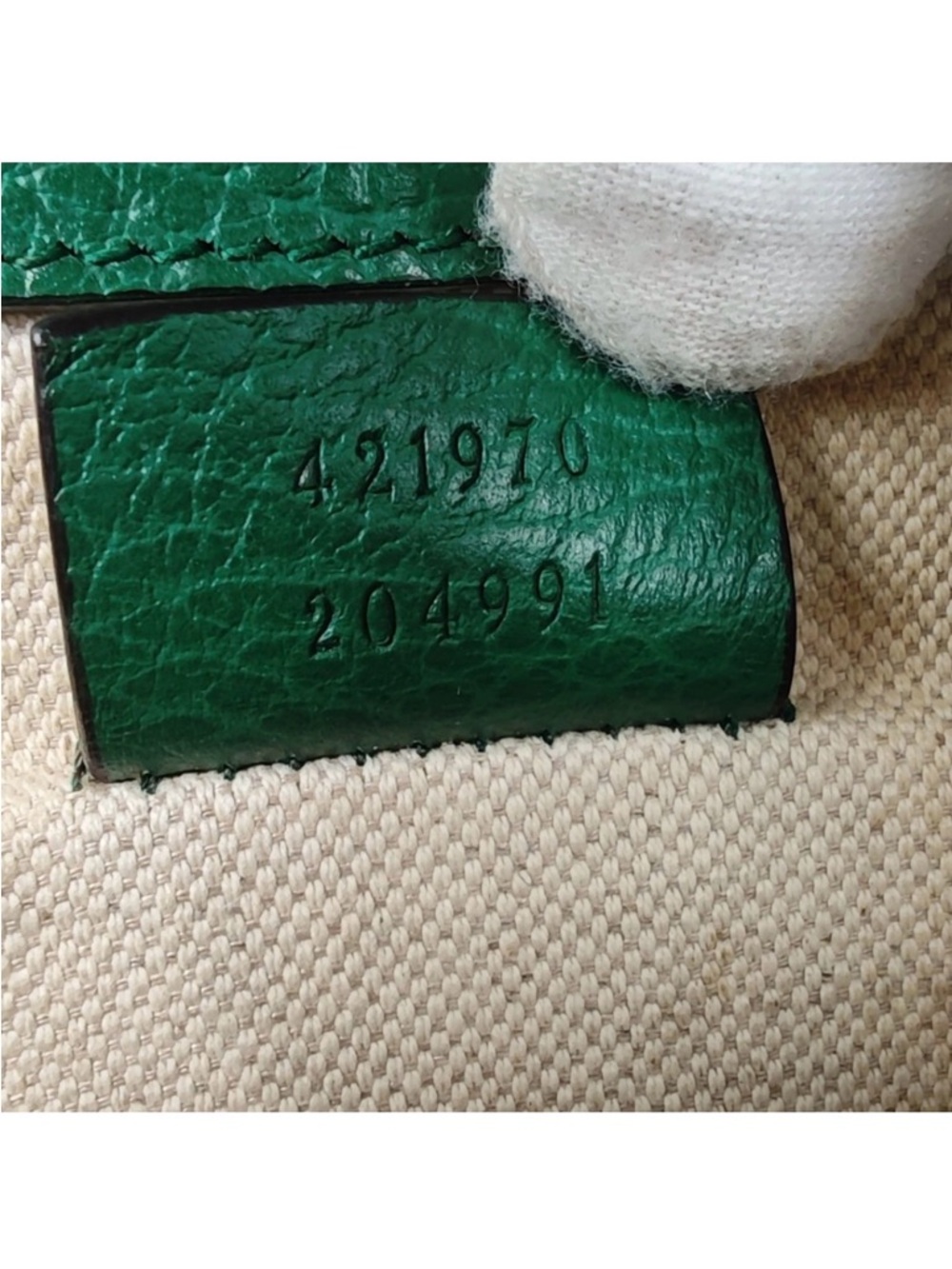 Gucci Dionysus Green Leather Chain Shoulder Bag Tiger Head - Picture 5 of 12